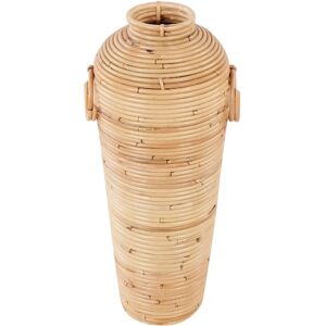 Beliani Handmade Natural Rattan Vase - Boho Decor 50cm Beliani Handmade Natural Rattan Vase - Boho Decor 50cm