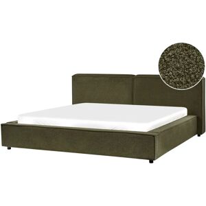 Beliani Tummanvihreä Bouclé Parivuode - Sänky Beliani Tummanvihreä Bouclé Parivuode - Sänky