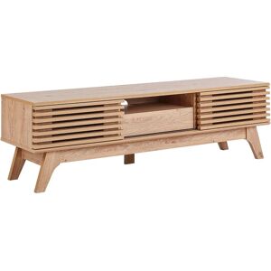 Beliani Detroit II Light Wood TV Stand - TV Stand Beliani Detroit II Light Wood TV Stand - TV Stand