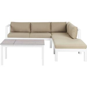 Beliani Sand Beige Modern Garden Set - Garden Set Beliani Sand Beige Modern Garden Set - Garden Set