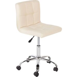 Beliani Beige Office Chair with 360° Swivel & Height Adjustment Beliani Beige Office Chair with 360° Swivel & Height Adjustment