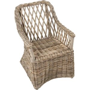 Beliani Garden Chairs Natural Rattan Light Beige - Garden Chairs Beliani Garden Chairs Natural Rattan Light Beige - Garden Chairs
