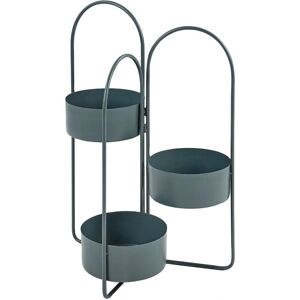 Beliani Macetero - Modern Metal Plant Stand - 56x26x75cm - Interior/Exterior Beliani Macetero - Modern Metal Plant Stand - 56x26x75cm - Interior/Exterior