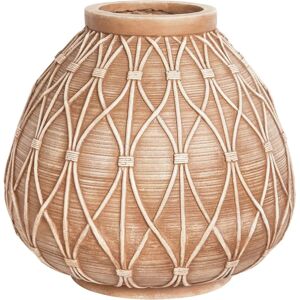 Beliani Domokos Magnesium Oxide Boho Style Vase - Vaso 40x40x38 Beliani Domokos Magnesium Oxide Boho Style Vase - Vaso 40x40x38