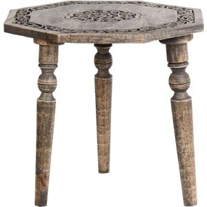 Beliani Wandilo Mango Wood Side Table - Side Table Beliani Wandilo Mango Wood Side Table - Side Table