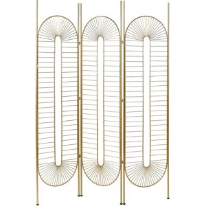 Beliani Gold Metal Folding Room Divider - Room Divider Beliani Gold Metal Folding Room Divider - Room Divider