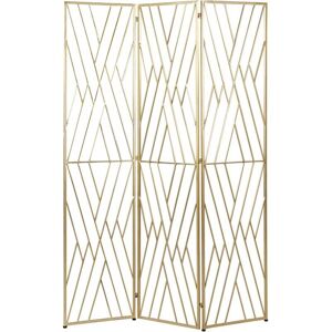 Beliani Asolo Gold Room Divider - Modern Decorative Screen Beliani Asolo Gold Room Divider - Modern Decorative Screen