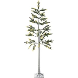 Beliani Artificial Christmas Tree 180cm Snowy Scandinavian Style Beliani Artificial Christmas Tree 180cm Snowy Scandinavian Style
