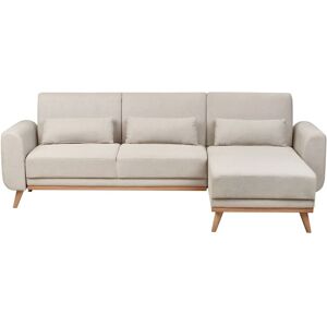 Beliani Modern Corner Sofa with Removable Cushions - Sofa Bed Beliani Modern Corner Sofa with Removable Cushions - Sofa Bed