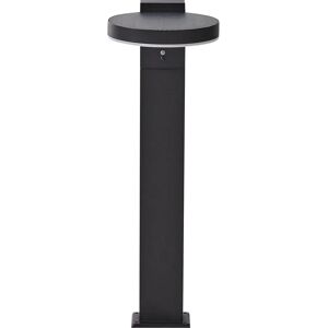 Beliani Garden Bollard Light - Modern Solar LED Path Lamp - Black Beliani Garden Bollard Light - Modern Solar LED Path Lamp - Black