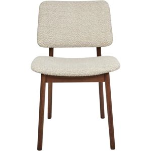 Beliani - Set of 2 Bouclé Dining Chairs - Scandinavian Style Beliani - Set of 2 Bouclé Dining Chairs - Scandinavian Style