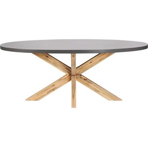 Beliani Garden Set - Modern Cement and Wood - 4 Seats Beliani Garden Set - Modern Cement and Wood - 4 Seats