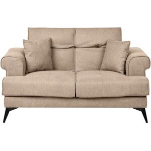 Beliani Modern 2-Seater Sofa Adjustable Headrests - Sofa Beliani Modern 2-Seater Sofa Adjustable Headrests - Sofa