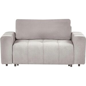 Beliani Innvik Light Gray Modern Sofa Bed with Storage & Magazine Rack Beliani Innvik Light Gray Modern Sofa Bed with Storage & Magazine Rack