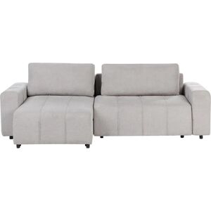 Beliani Innvik Light Gray Modern Sofa Bed with Storage Beliani Innvik Light Gray Modern Sofa Bed with Storage