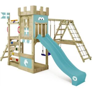Wickey Flyer Wooden Playground Set with Slide & Swing - Playground Wickey Flyer Wooden Playground Set with Slide & Swing - Playground