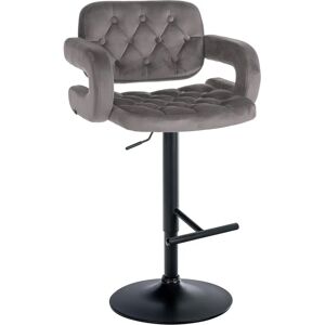 Taburete de terciopelo Dublin CLP - Altura ajustable, Estable y Elegante Taburete de terciopelo Dublin CLP - Altura ajustable, Estable y Elegante