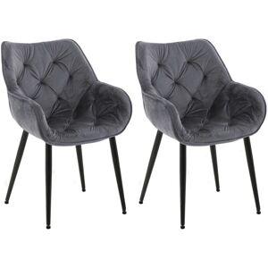 Sillas de comedor de terciopelo Tanna - CLP Sillas de comedor de terciopelo Tanna - CLP