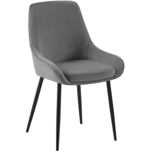 Silla de comedor Elmira de terciopelo CLP - Soporta 120kg Silla de comedor Elmira de terciopelo CLP - Soporta 120kg