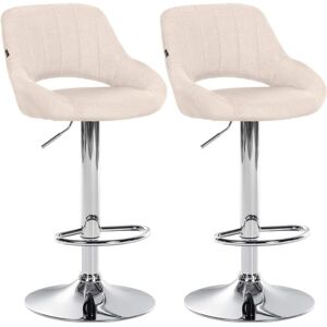 Conjunto de Taburetes de Bar CLP Milet - Ajustable, Giratorio, Acolchado Conjunto de Taburetes de Bar CLP Milet - Ajustable, Giratorio, Acolchado
