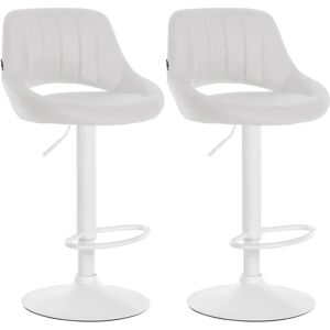 CLP Milet Valkoiset Keinonahka Baari-tuolit - Bar stools CLP Milet Valkoiset Keinonahka Baari-tuolit - Bar stools