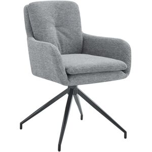 Chaise de salle à manger grise Pickett en tissu CLP - Style moderne et ergonomique - Publicité Chaise de salle à manger grise Pickett en tissu CLP - Style moderne et ergonomique - Publicité