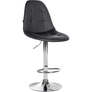 Taburete de bar Elmore negro con altura ajustable y giro Taburete de bar Elmore negro con altura ajustable y giro