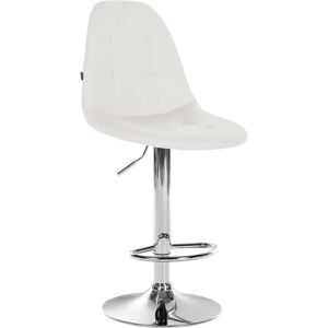 CLP Elmore Taburete de Bar Blanco Ajustable - Taburete CLP Elmore Taburete de Bar Blanco Ajustable - Taburete