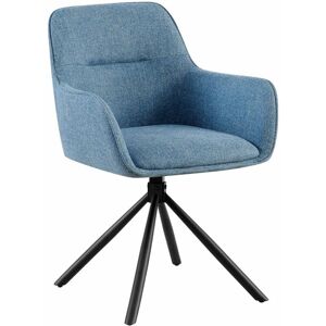 Silla de tela Tipton Azul CLP - Silla moderna Silla de tela Tipton Azul CLP - Silla moderna