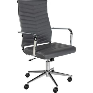 Silla de oficina CLP - Cuero sintético, Gris - Silla de oficina Silla de oficina CLP - Cuero sintético, Gris - Silla de oficina