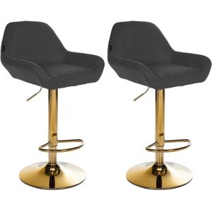 CLP Braga Gold Negro 2 Taburetes de Bar - Taburetes de Bar CLP Braga Gold Negro 2 Taburetes de Bar - Taburetes de Bar