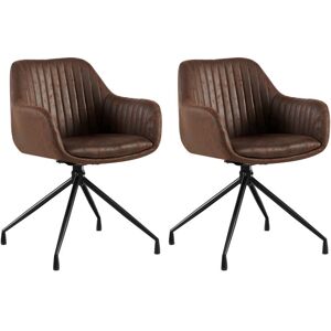 CLP Sillas de comedor de terciopelo marrón oscuro - Silla CLP Sillas de comedor de terciopelo marrón oscuro - Silla