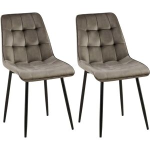 Sillas de comedor de terciopelo Gifford - Juego de 2 Sillas de comedor de terciopelo Gifford - Juego de 2