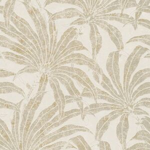 Profhome Jungle Metallic Beige Wallpaper - Wallpaper Profhome Jungle Metallic Beige Wallpaper - Wallpaper