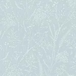 Profhome Blue White Floral Wallpaper - Wallpaper Profhome Blue White Floral Wallpaper - Wallpaper