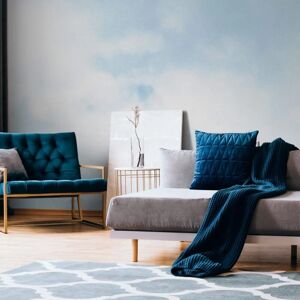 Profhome 382281 - Cloud Vinyl Wallpaper - Non-woven, Blue/White Profhome 382281 - Cloud Vinyl Wallpaper - Non-woven, Blue/White