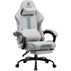 Chaise de Jeu GTPLAYER - Ergonomique, Tissu Respirant, Gris - Publicité Chaise de Jeu GTPLAYER - Ergonomique, Tissu Respirant, Gris - Publicité