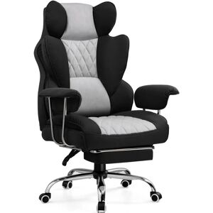Chaise de Bureau GTPLAYER - Ergonomique, Support lombaire réglable, Tissu respirant - Publicité Chaise de Bureau GTPLAYER - Ergonomique, Support lombaire réglable, Tissu respirant - Publicité