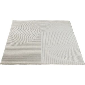 MERINOS Elio Beigeteppich - Moderner Hoch-Tief-Teppich MERINOS Elio Beigeteppich - Moderner Hoch-Tief-Teppich