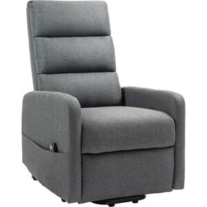 Fauteuil TV HOMCOM électrique avec aide au levage, fonction de couchage, ressorts ensachés, repose-pieds, poche latérale, télécommande - Publicité Fauteuil TV HOMCOM électrique avec aide au levage, fonction de couchage, ressorts ensachés, repose-pieds, poche latérale, télécommande - Publicité