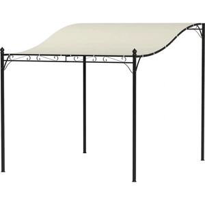 Outsunny Kermainen valkoinen 2,5 x 3 m Seinälle asennettava Vesitiivis Puutarha Pergola - Pergola Outsunny Kermainen valkoinen 2,5 x 3 m Seinälle asennettava Vesitiivis Puutarha Pergola - Pergola