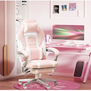 HOMCOM Gamingstuhl - Höhenverstellbar, Neigbar, mit Kissen HOMCOM Gamingstuhl - Höhenverstellbar, Neigbar, mit Kissen