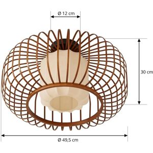 Lindby Davella Dæmpbar Skandinavisk Træ Loftlampe Lindby Davella Dæmpbar Skandinavisk Træ Loftlampe