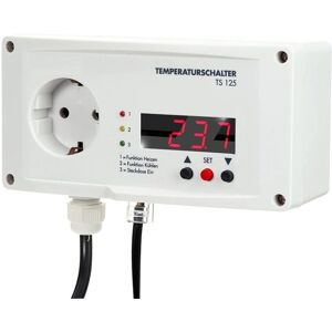 H-Tronic TS 125 Interrupteur de température - Réglable - 3000W H-Tronic TS 125 Interrupteur de température - Réglable - 3000W