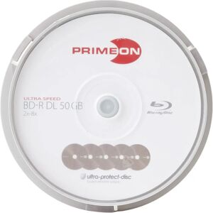 Primeon Modell 2761311 Blu-ray Disc - 50GB - 10er Pack - Silber Primeon Modell 2761311 Blu-ray Disc - 50GB - 10er Pack - Silber