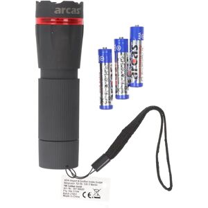 Lampe de poche LED Arcas 1W - Zoom, 60lm, Noir - Publicité Lampe de poche LED Arcas 1W - Zoom, 60lm, Noir - Publicité