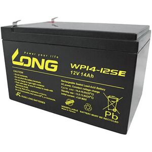 Long WP14-12SE Blybatteri 12V 14Ah AGM - Op til 1500 cyklusser - Vedligeholdelsesfri Long WP14-12SE Blybatteri 12V 14Ah AGM - Op til 1500 cyklusser - Vedligeholdelsesfri