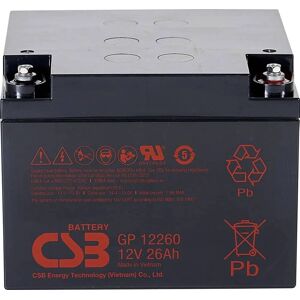 CSB Batterie GP 12260 - AGM, 12V 26Ah, Wartungsfrei CSB Batterie GP 12260 - AGM, 12V 26Ah, Wartungsfrei