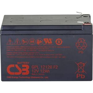 CSB Battery GPL 12120 - AGM blybatteri - 12 V 12 Ah CSB Battery GPL 12120 - AGM blybatteri - 12 V 12 Ah