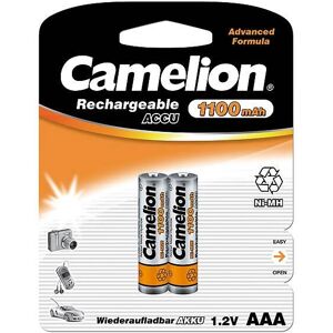 Camelion Modèle NH-AAA1100BP2 Batterie Rechargeable - AAA NiMH - 1100mAh Camelion Modèle NH-AAA1100BP2 Batterie Rechargeable - AAA NiMH - 1100mAh